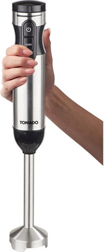 Tomado mixeur plongeant set inox - mixeur puissant 1000W avec hachoir-2