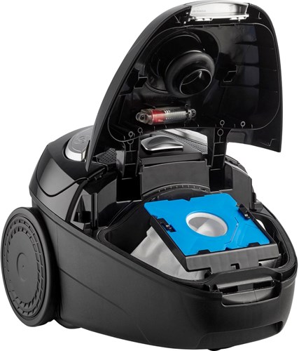 Tomado sac aspirateur 2 litres noir - aspirateur HEPA puissant-3