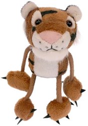 The Puppet Company Fingerpuppe Tiger - Tier Spielzeug Accessoire