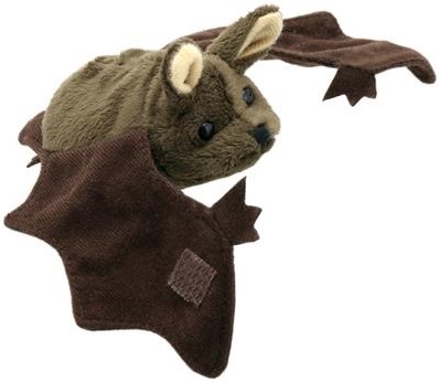 The Puppet Company Fingerpuppe Fledermaus braun 15cm Spielzeug