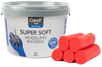 Creall Modelliermasse rot - superweiche Knete Eimer 1750g