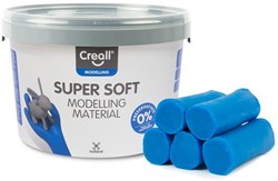 Creall Knete super soft blau - 1750 Gramm Eimer Modelliermasse