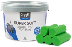 Creall Modelliermasse grün - super soft Knete Eimer 1750 Gramm