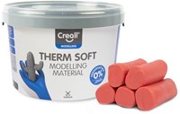 Creall Modelliermasse rot - weiche Knete für Kinder und kreatives Spielen