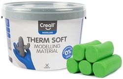 Creall Knete - therm soft grün - kreative Modelliermasse für Kinder