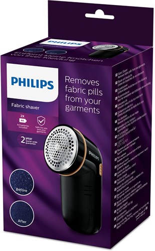 Philips rasoir anti-bouloche vêtements noir - soin du linge-2