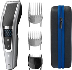 Philips tondeuse coupe-cheveux series 5000 - technologie DualCut noir gris