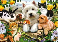 Ravensburger puzzle animaux - Happy Animal Buddies puzzle 300 pièces-2