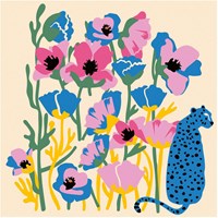 Peinture par numéros kit peinture fleurs Poppy acrylique créatif-2