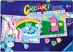 Ravensburger kit peinture par numéros - CreArt Licornes Heureuses pour enfants