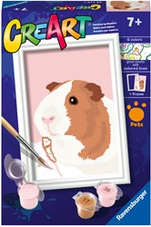 Ravensburger kit peinture par numéros - CreArt cochon d'Inde à peindre