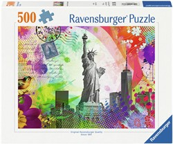 Legpuzzel New York Postcard, 500st.