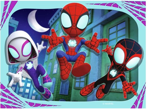Disney Spidey Vier puzzels (12+16+20+24 st.)-2