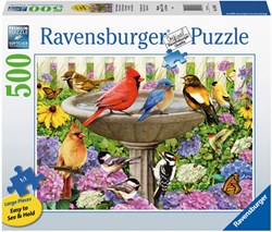 Ravensburger Puzzel Het Vogelbad 500 Stukjes Extra Groot