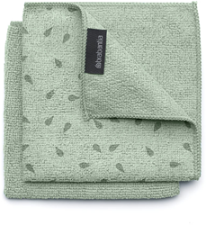 Brabantia Mikrofasertücher jade green Reinigungstücher Set von 2