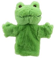 The Puppet Company Handpuppe Frosch - Kuscheltier Handspielzeug