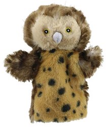 The Puppet Company Handpuppe Eule - Plüsch Tierpuppe für Kinder