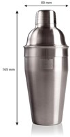 Vacu Vin coffret cocktail argenté 3 pièces ustensiles bar cadeau-3