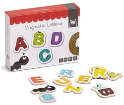 EurekaKids lettres magnétiques en bois - jouet éducatif - 40 pièces