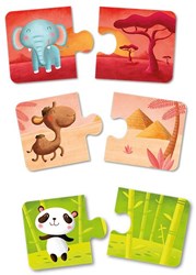 EurekaKids puzzle animaux Montessori - jouet éducatif 28 pièces
