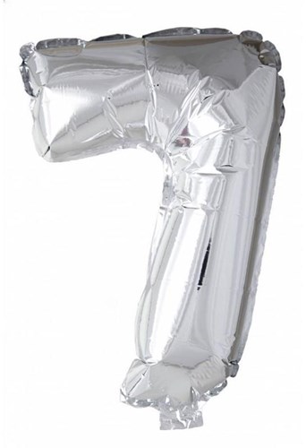 Boland ballon chiffre argenté 86cm Hélium fête d'anniversaire