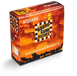 ARCANE TINMEN SLEEVES NON-GLARE Board Game Square (69x69mm) - EN