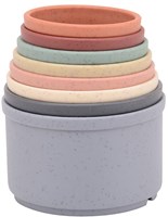 Un monde heureux, gobelets empilables en bioplastique 22281-3