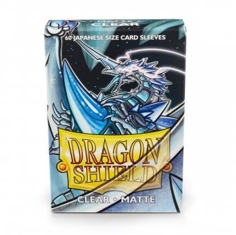 Dragon Shield Kartenhüllen Japanese Matte Clear 60 Stück für Sammelkarten