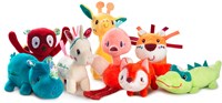 Lilliputiens peluche Alice le renard mini figurine jouet orange-2