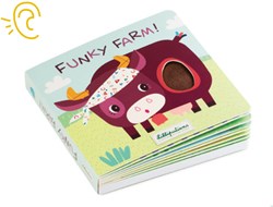 Lilliputiens FUNKY FARM - Streichel-Sound-Buch 