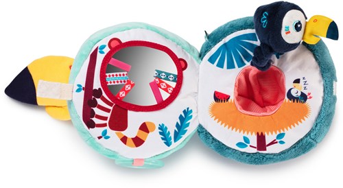 Lilliputiens toucan de découverte Pablo jouet d'activité en peluche multicolore-3
