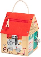 Lilliputiens hölzernes Riegelhaus-2