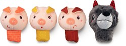 Lilliputiens Fingerpuppen der Wolf und die 3 kleinen Schweinchen