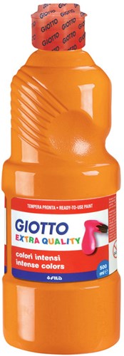 Giotto Plakatfarbe Orange 500ml Extra Qualität Kinderfarbe