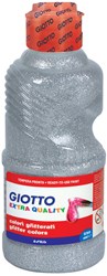 Giotto Plakatfarbe Glitzer Silber 250ml - Kreative Bastelfarbe