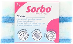 Sorbo éponge sans rayures recyclée 2 pièces nettoyage