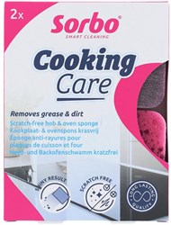 Sorbo lot d'éponges pour cuisine et nettoyage - 2 pièces anti-rayures