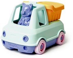 LE JOUET SIMPLE Mijn Eerste Kiepwagen - Turkoois
