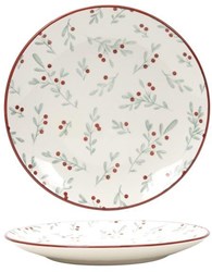 Bord 'Berry' rood Ø19,5cm