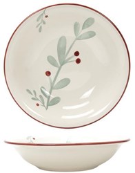 Bord diep 'Berry' rood Ø20,5cm