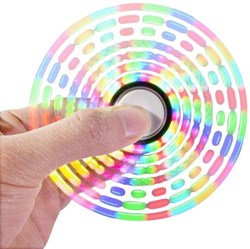 Depesche lot de jouets fidget 3 pièces - Pop It - Jouet à manipuler - Toupie LED