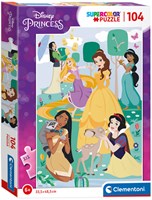 Clementoni puzzle Disney Princess Supercolor 104 pièces carton
