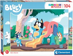 Clementoni puzzle Bluey 104 pièces - puzzle éducatif enfant