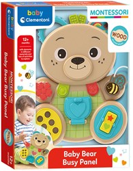 Clementoni Montessori Aktivitätsbär - pädagogisches Babyspielzeug bunt