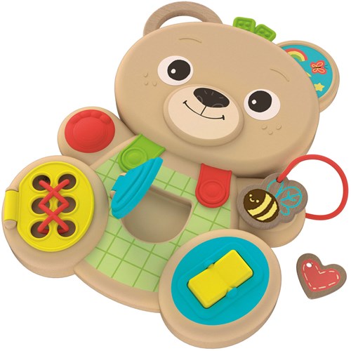 Clementoni Montessori Aktivitätsbär - pädagogisches Babyspielzeug bunt-3