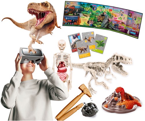 Clementoni jouet scientifique éducatif - Histoire de la Terre - Casque VR-2