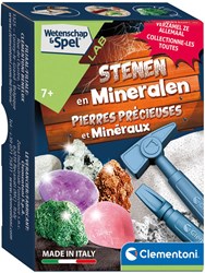 Clementoni Wissenschaft Spielzeug - Steine und Mineralien Entdecker Set