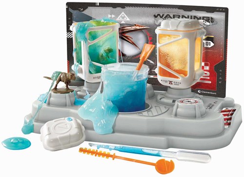 Clementoni Jurassic World laboratoire secret fabrication de slime coffret d'expériences jouet-2