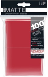 Ultra Pro Kartenhüllen Pro-Matte Rot 100 Stück - Kartenschutz
