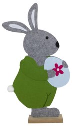 Svenska Living Fensterdeko Filz Osterhase mit Ei 61cm Dekoration